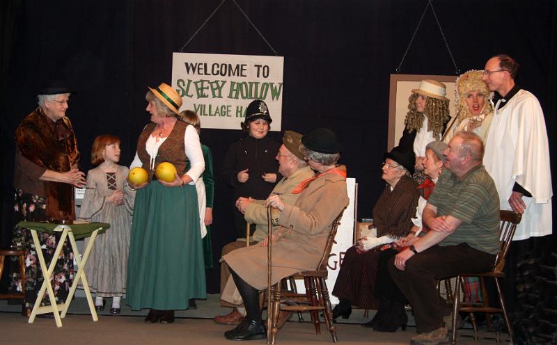 Melons A.jpg - Miss Honeydew discovers the meeting is not the W.I. Produce Group.